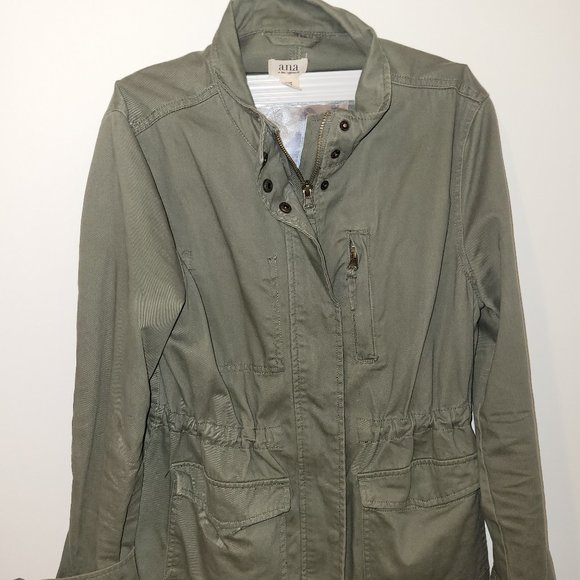 a.n.a Jackets & Coats Ana A New Approach Green Combat Jacket Poshmark